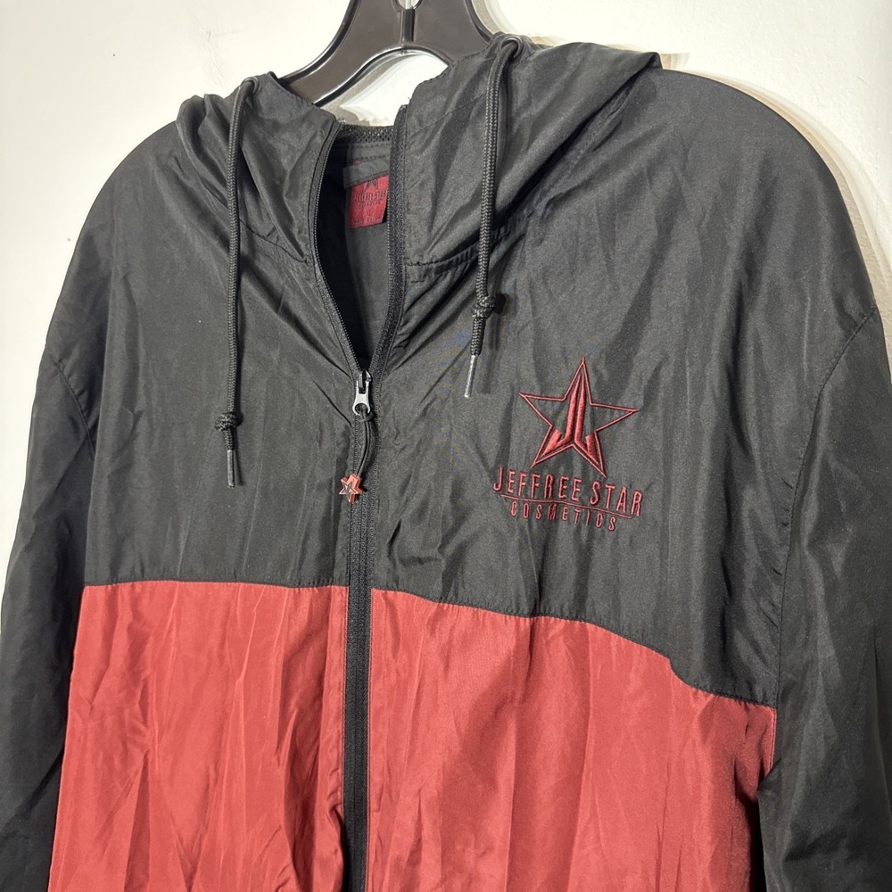 Jeffrey Star Cosmetics Unicorn Blood Windbreaker Jacket Women's Size Extra Large